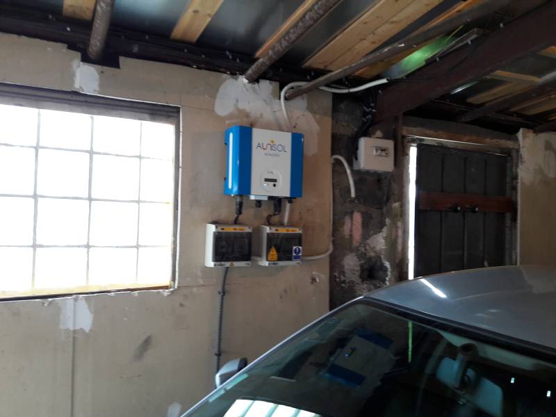 diagnostic d'un onduleur AUNISOL en panne à VILLENEUVE LOUBET