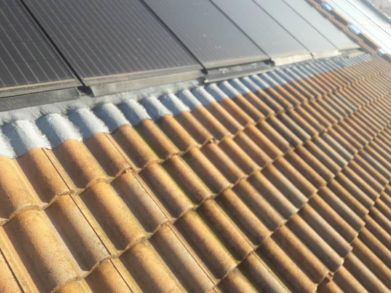 fuite d'eau détectué sur une intallation à CAHORS par nos équipes de FRANEC SAV SOLAIRE