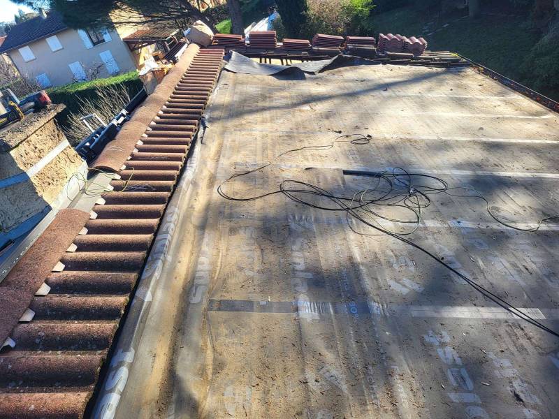 dépose complète de l'installation à ARGELES SUR MER