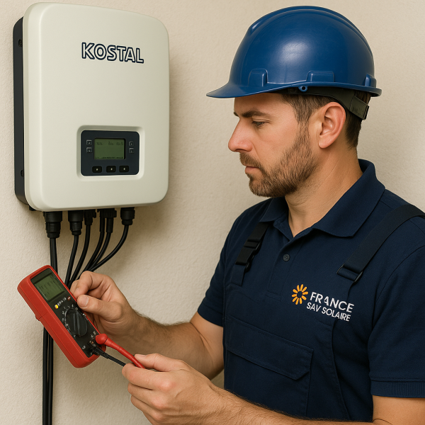 contôle d'un onduleur SCHNEIDER avec le message 