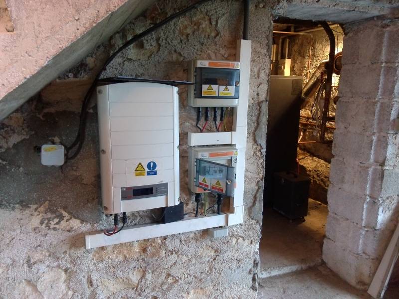 repration d'un onduleur SOLAREDGE à TARNOS 