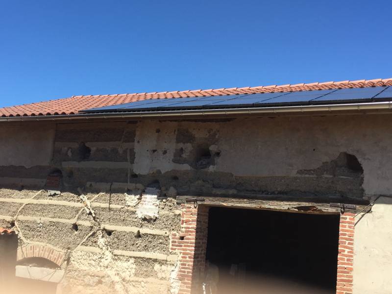 panne d'une installation photovoltaique avec message d'erreur 