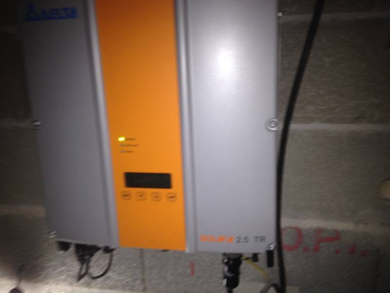 remplacement de l'onduleur SIEMENS en panne par un onduleur DELTA garantie 10 près de MONTPELLIER par FRANCE SAV SOLAIRE 